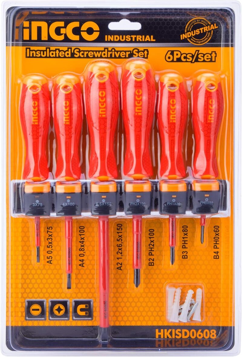 6 PCS INSULATED SCREWDRIVER SET