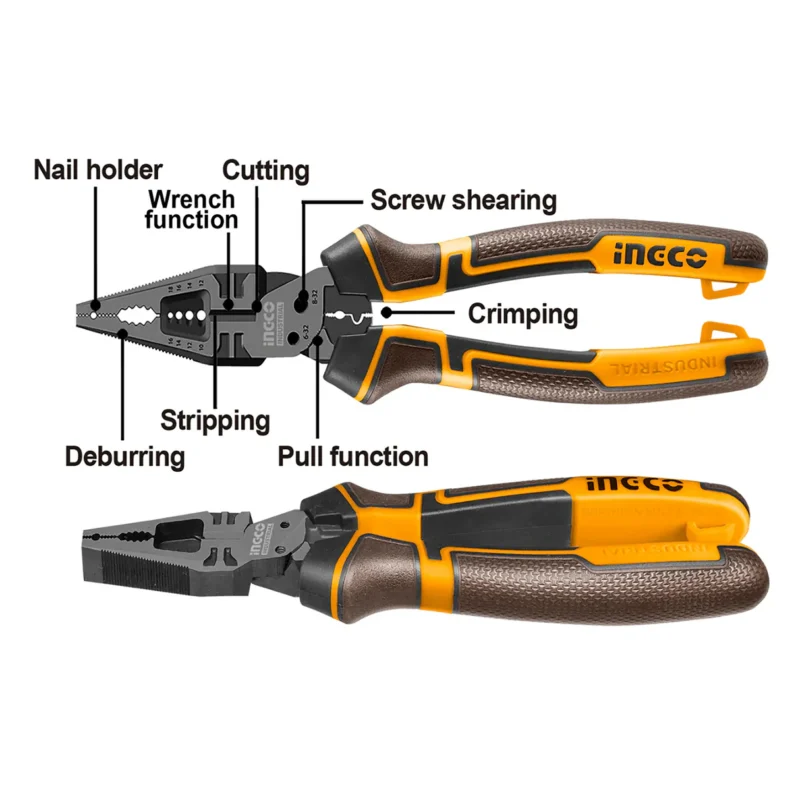 8-IN-1 MULTI-FUNCTION COMBINATION PLIERS