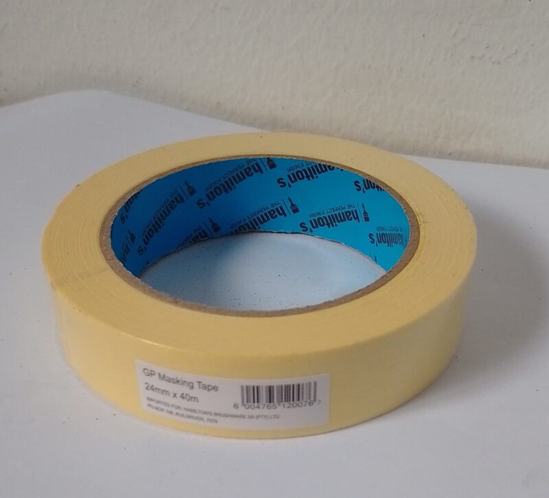 MASKING TAPE YELLOW 24MM