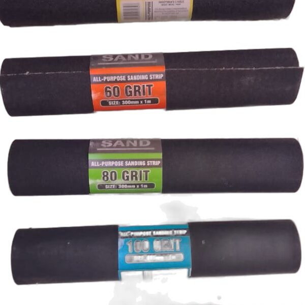 All Purpose Sanding Strip Set 40 60 80 100 Grit