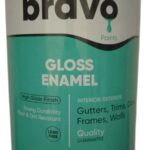 Bravo Paints Gloss Enamel Clear Varnish Large Tin