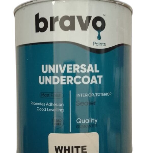 Bravo Paints Universal Undercoat White Small Tin
