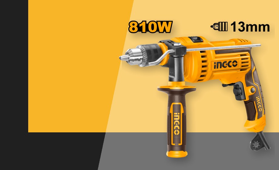 INGCO impact drill promotional banner for Paint Centre tools